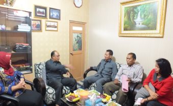 KUNJUNGAN DIR RESKRIMUM POLDA BENGKULU KE BAWASLU PROVINSI BENGKULU