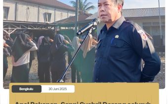 Apel Pekanan, Sapni Syahril Dorong seluruh Jajaran Tunjukkan Kinerja Terbaik pada Masyarakat di luar Tahapan