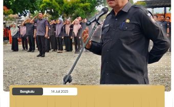 Apel Pekanan, Sapni Syahril Ajak Jajaran Mensyukuri Capaian yang telah Dicapai