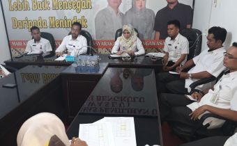 Rapat Kesekretariatan Bawaslu Provinsi Bengkulu