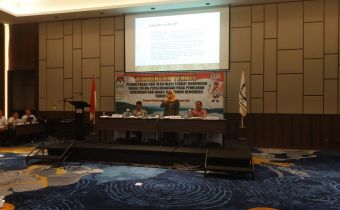 Bimbingan Teknis Pendaftaran dan Verifikasi Syarat Dukungan Bakal Calon Perseorangan Pada Pemilihan Gubernur dan Wakil Gubernur Tahun 2020