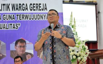 Fritz Ajak Jemaat GMIM untuk Sukseskan Pilkada 2020 di Sulut