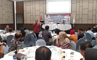 Ediansyah Hasan S.H., M.H.  Menyampaikan Materi Pada kegiatan yang di selengarakan KPU Provinsi Bengkulu