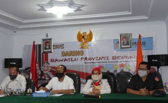 Rakornas Daring Inventarisasi Usulan Terhadap Perbawaslu Penyelesaian Sengketa Pemilihan Berdasarkan Protokol Kesehatan COVID-19