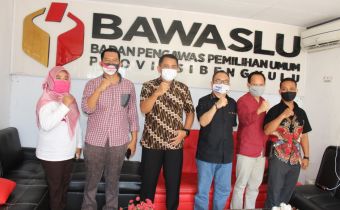 KUNJUNGAN DIRESKRIMUM POLDA BENGKULU KE KANTOR BAWASLU PROVINSI BENGKULU
