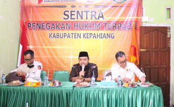 SAMBANGI SENTRA GAKKUMDU KABUPATEN KEPAHIANG, AFIF: ADA TAK ADA KASUS, SENTRA GAKKUMDU HARUS TETAP BERDIRI KOKOH