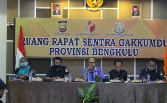 Bawaslu Provinsi Bengkulu menggelar Rapat Dalam Kantor (RDK) bersama Aliansi Jurnalis Pemantau Pemilu (AJPP) Bengkulu