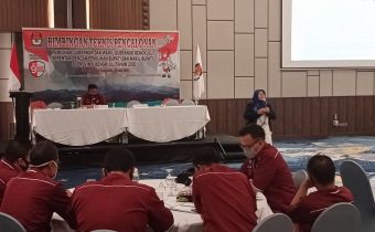 BIMBINGAN TEKNIS PENCALONAN PEMILIHAN GUBERNUR DAN WAKIL GUBERNUR BENGKULU SERENTAK DENGAN BUPATI DAN WAKIL BUPATI DI PROVINSI BENGKULU TAHUN 2020