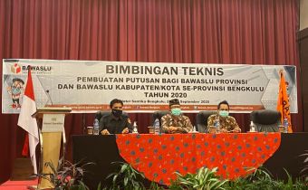 Bawaslu Provinsi Bengkulu Gelar Bimtek Pembuatan Putusan