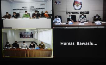Bawaslu Provinsi Bengkulu Gelar Sidang Musyawarah Penyelesaian Sengketa Pemilihan