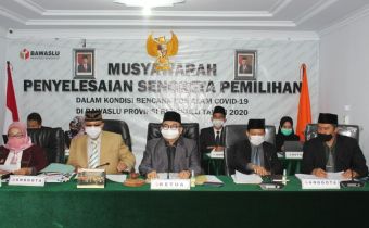 MUSYAWARAH PENYELESAIAN SENGKETA PEMILIHAN AGENDA MENDENGARKAN KETERANGAN SAKSI/AHLI TERMOHON
