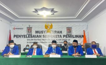 PUTUSAN PERMOHONAN PENYELESAIAN SENGKETA PEMILIHAN TAHUN 2020: BAWASLU PROVINSI BENGKULU, KABULKAN PERMOHONAN AGUSRIN-IMRON