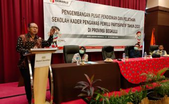 Resmikan Pelatihan Pengawas Partisipatif, Ediansyah: SKPP Bentuk Kontribusi Langsung Pengawal Demokrasi