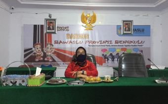 Bawaslu Provinsi Bengkulu ikut Webinar, Tema â€œMenjamin Kedaulatan Rakyat dan Kualitas Demokrasi Melalui Penegakan Hukum Pemiluâ€