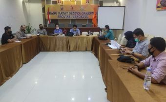 Bawaslu Provinsi Bengkulu Gelar Rapat Persiapan Pengawasan Pengadaan dan Pendistribusian Logistik Pilkada 2020