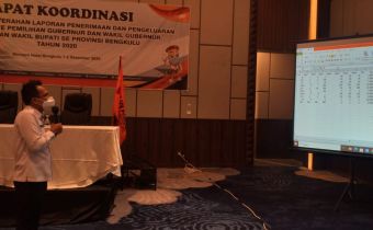 Rakor Pengawasan Penyerahan Laporan dan Pengeluaran Dana Kampanye Pilkada Tahun 2020