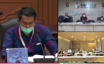 Penyampaian Keterangan Bawaslu Provinsi Bengkulu nomor perkara 78/PHP.GUB-XIX/2021 dan Keterangan Bawaslu Kabupaten Kaur nomor perkara 44/PHP.BUP-XIX/2021