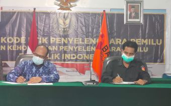 Rapat Penyusunan Juknis Pembinaan Apratur Pengawas Pemilu tindak Lanjut Perbawaslu nomor 15 Tahun 2020.
