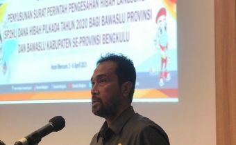 Keuangan Bawaslu Provinsi Bengkulu Laksanakan Raker Penyusunan SP2HL Dana Hibah Pilkada Tahun 2020