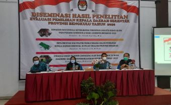 DESIMINASI HASIL PENELITIAN  EVALUASI PEMILIHAN KEPALA DAERAH SERENTAK PROVINSI BENGKULU TAHUN 2020