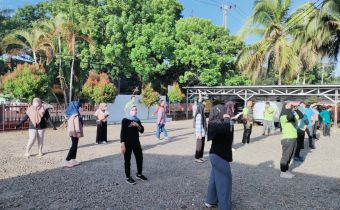 Tingkatkan Imun dan Kebugaran Tubuh, Bawaslu Bengkulu Gelar Senam Sehat