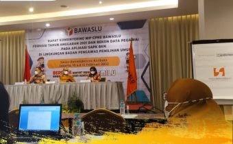 Rapat Konsinyering NIP CPNS Bawaslu Formasi Tahun Anggaran 2021 dan Rekon Data Pegawai Pada Aplikasi SAPK BKN di Lingkungan Bawaslu