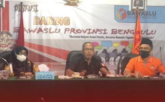 Diskusi Divisi Penyelesaian Sengketa Bawaslu Kabupaten/Kota se-Provinsi Bengkulu, Koordinator Divisi Penyelesaian Sengketa Provinsi Bengkulu Beri Apresiasi Untuk Host Pertama