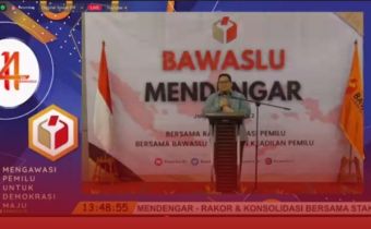 Rapat Koordinasi dan Konsolidasi Bersama Stakeholder Bahas Persiapan Pengawasan Pemilu Serentak 2024