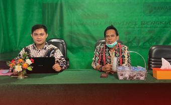 Bawaslu Bengkulu Ikuti Teknis Pengisian Data Peningkatan Penggunaan Produk Dalam Negeri Tahun 2022