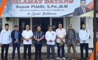 Bawaslu Bengkulu Sambut Kunjungan Perdana Puadi