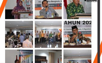 Gelar Rakor Data Pemilih Berkelanjutan, Bawaslu Bengkulu Komitmen Maksimalkan Fungsi Pencegahan