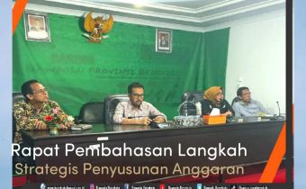 Rapat Pembahasan Langkah Strategis Penyusunan Anggaran
