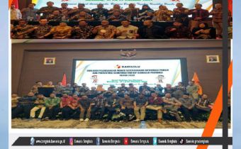 Evaluasi Pelaksanaan Monev Keterbukaan Informasi Publik dan Presentasi Komitmen Tim KIP Bawaslu Provinsi.Â 