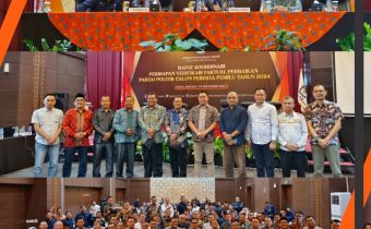 Berikan Perspektif Pengawasan dan Pencegahan, Eko Sugianto dan Faham Syah menjadi Narasumber dalam Rakor Verifikasi Faktual Perbaikan KPU se- Provinsi Bengkulu