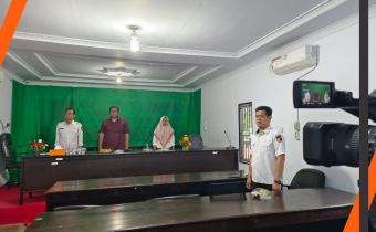 Faham Syah Hadiri Rakor Persiapan Pengawasan Data Pemilih di Lokasi Khusus Pada Pemilu Tahun 2024 Secara Daring