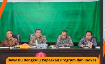 Bawaslu Bengkulu Paparkan Program dan Inovasi PPID di Kegiatan Monev KIP Bengkulu