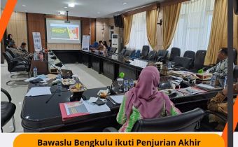 Bawaslu Bengkulu ikuti Penjurian Akhir Keterbukaan Informasi Publik