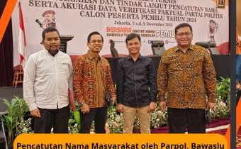 Bawaslu Lakukan Tindak Lanjut dalam Rapat Kerja Teknis Pencatutan Nama Masyarakat oleh Parpol
