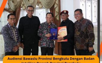 Audiensi Bawaslu Provinsi Bengkulu Dengan Badan Intelijen Daerah Provinsi Bengkulu