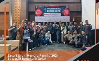 Satu Tahun Menuju Pemilu 2024, Bawaslu Bengkulu Gelar Siaga Pengawasan