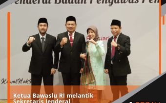 Ketua Bawaslu RI melantik Sekretaris Jenderal