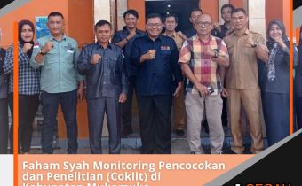 Faham Syah Monitoring Pencocokan dan Penelitian (Coklit) di Kabupaten Mukomuko