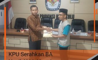 KPU Serahkan BA Hasil Akhir Vermin