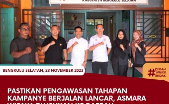 Pastikan Pengawasan Tahapan Kampanye Berjalan Lancar, Asmara Wijaya Blusukan ke Daerah