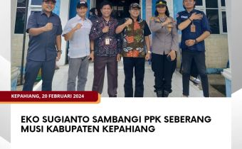 Eko Sugianto Sambangi PPK Seberang Musi Kabupaten Kepahiang