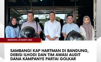 Sambangi KAP Hartman di Bandung, Debisi Ilhodi dan Tim Awasi Audit Dana Kampanye Partai Golkar