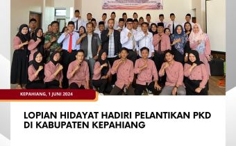 Lopian Hidayat Hadiri Pelantikan PKD di Kabupaten Kepahiang