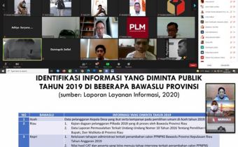 Bawaslu RI Kenalkan Konsep Open Data dan ePPID Terintegrasi Bawaslu Provinsi