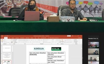 Sosialisasi Keputusan Ketua Bawaslu Tentang Pedoman Penyusunan PERKIN Bawaslu Provinsi dan Kabupaten/Kota Tahun 2021