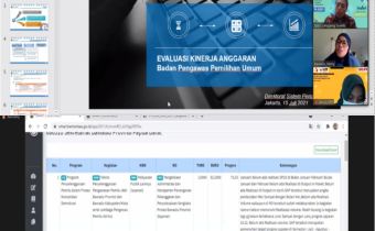 RapatÂ Evaluasi Anggaran Atas Pelaksanaan Anggaran Semester 1 Pada Aplikasi SMART